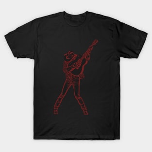 Dwight Yoakam Playing Guitar - David T-Shirt